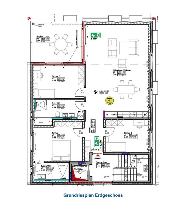 Neubau-Gartenwohnung (w1) mit Sitzplatz, Privatgarten, Lift, Keller und 1 AEHP -  Bild 6