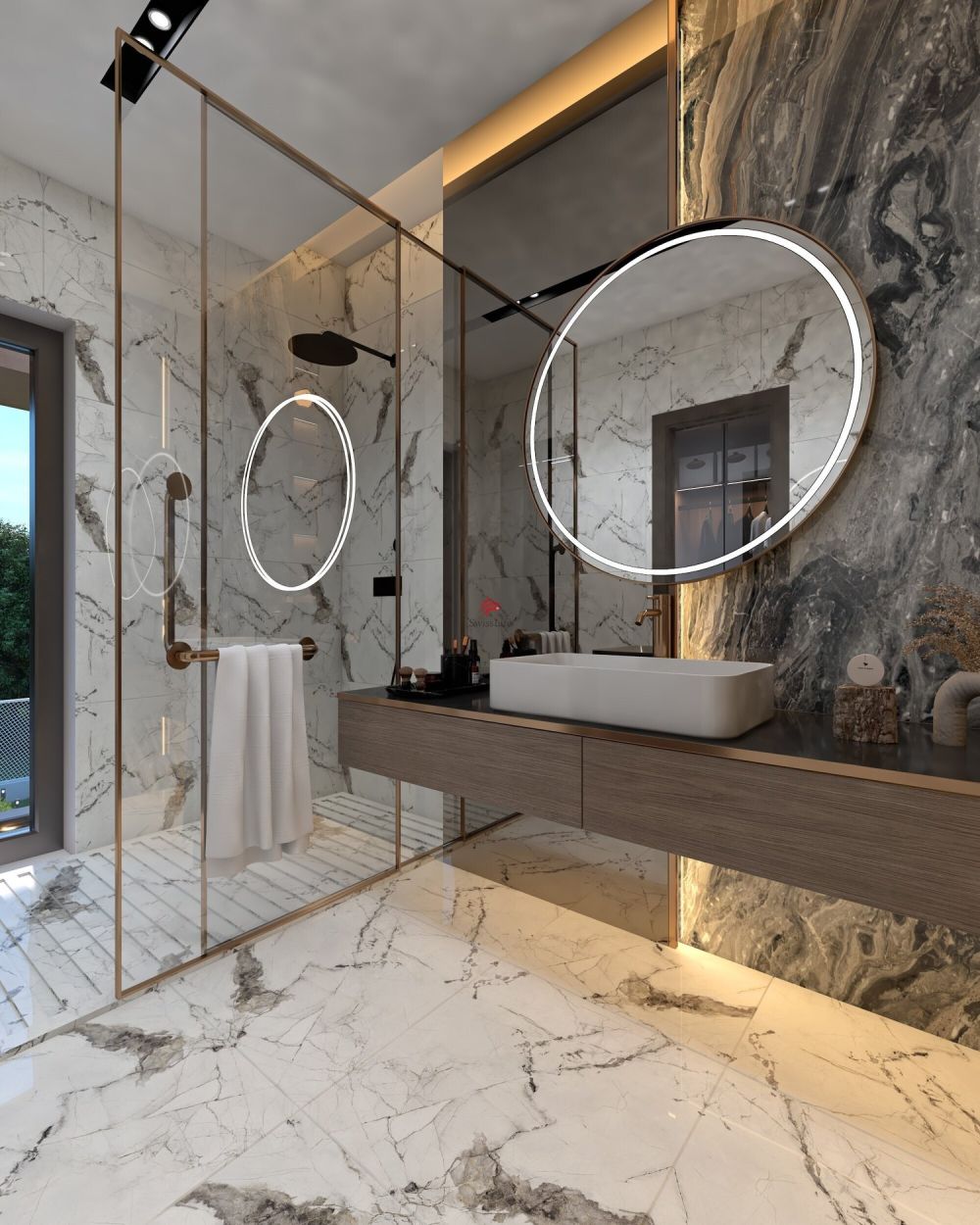 Prix attractif - Promotion de 4 villas au Grand-Saconnex! - / Salle de douche / Shower room
