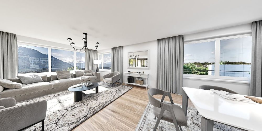 Exklusive 4.5-Zimmer Attikawohnung in Udligenswil mit Alpensicht - Bild 2