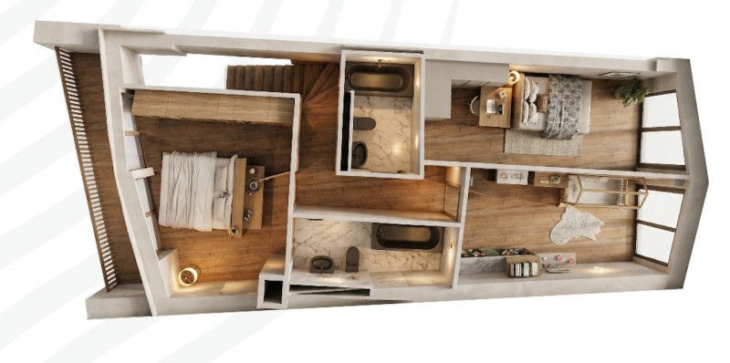 NEUF  Duplex 4.5 confortable avec vue à couper le souffle  lot 304 -  Bild 8