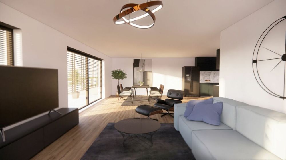 6.5-Zimmer-Doppeleinfamilienhaus - Neubau in Ueken - Bild 1