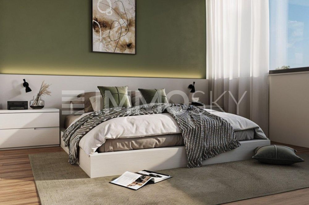 Lot 203 - 4.5 pièces neuf avec balcon d'env. 20 m² ! - Belle chambre à coucher lumineuse