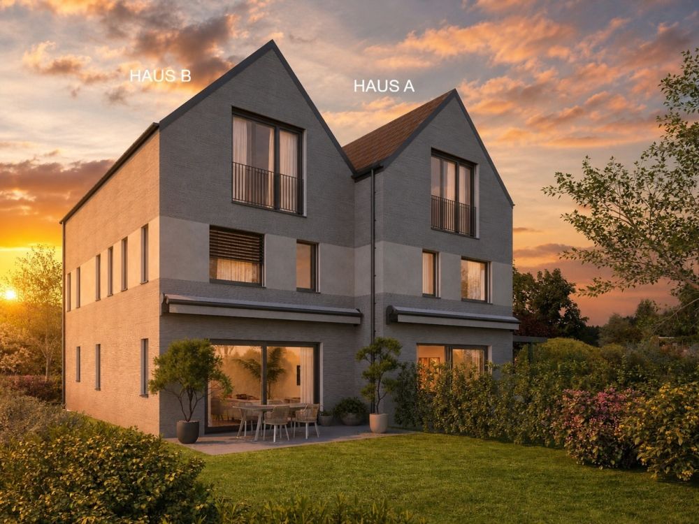 Baubewilligtes Neubauprojekt in Aesch - Visualisierung