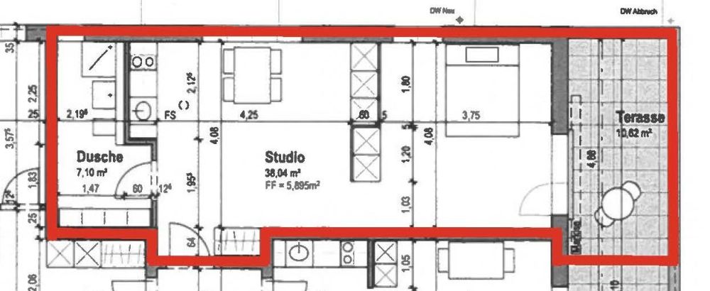 1.0 Zimmerwohnung in Therwil -  Bild 5