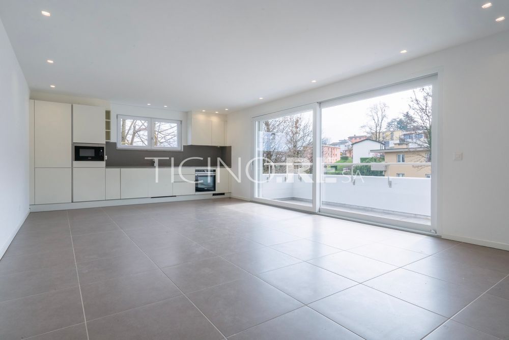 Lugano-Breganzona moderno appartamento di 4.5 locali con ampia terrazza - Bild 1