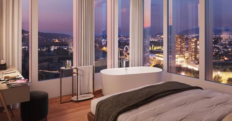 Skylevel im 34. Stock, atemberaubendes wohnen über den Wolken - Appartement 3.5 pièces - image - 6