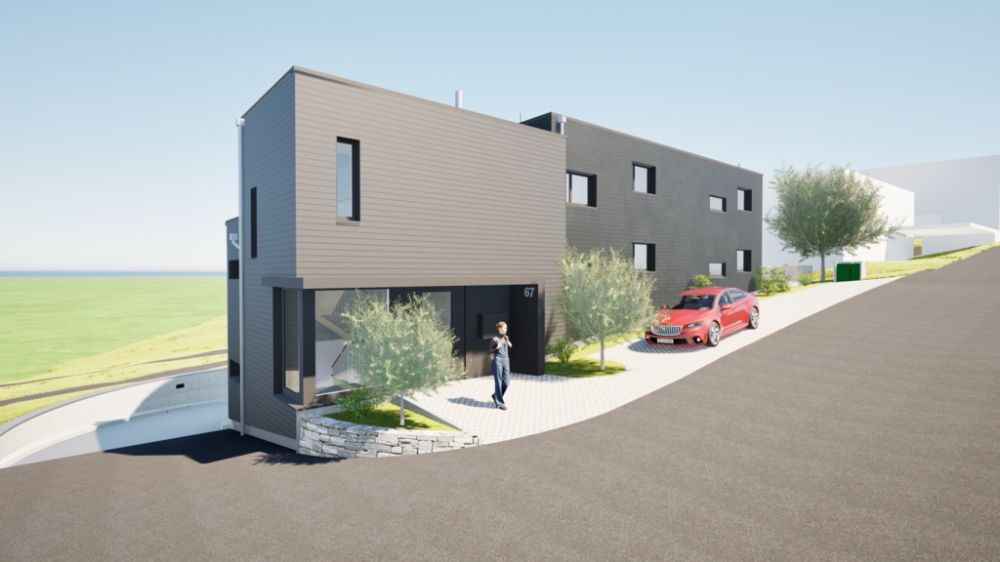 Exklusive 4.5 Zimmer Gartenwohnung mit Fernsicht (Neubau) - Ostseite