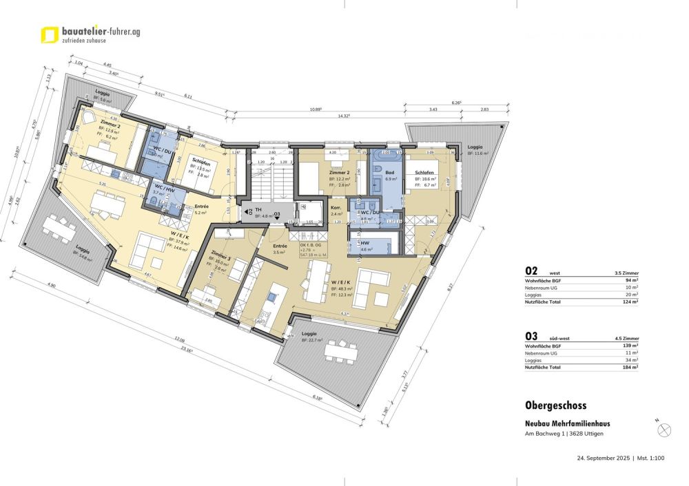 3.5 Zimmer - Eigentumswohnung am Bachweg in Uttigen ... - Bild 2
