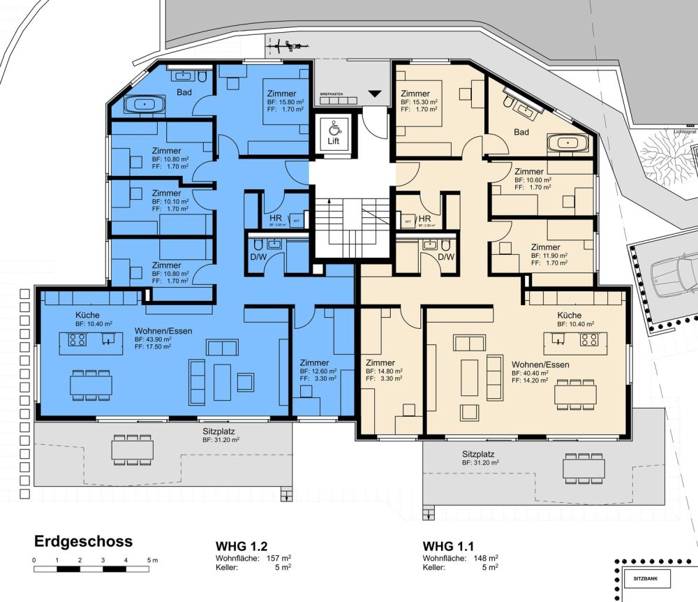 Moderne 6.5-Zimmer-Neubauwohnung im Erdgeschoss in Bülach -  Bild 6