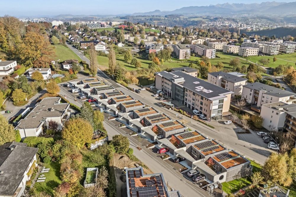 Opportunité ! Magnifique villa contemporaine aux portes de Fribourg - Vue du projet