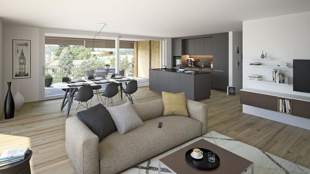 Moderne Eigentumswohnungen in Lüterkofen (SO), nahe Bern und Solothurn - Bild 3