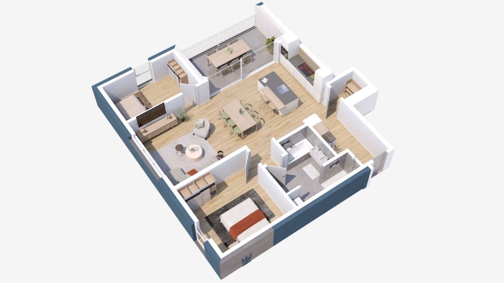 NEUF - magnifique appartement - ensoleillé -  Bild 2
