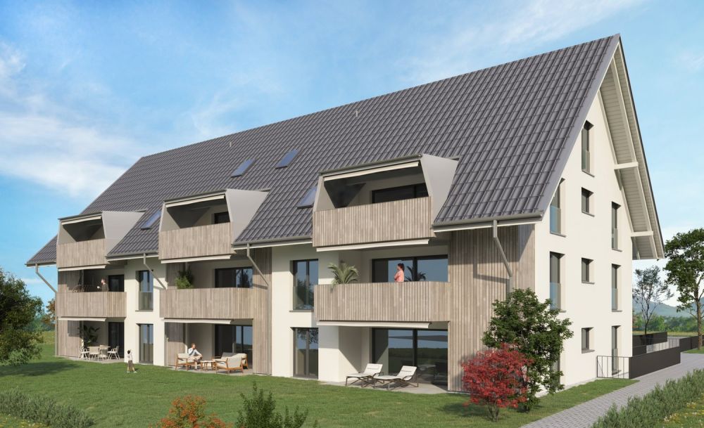 Moderne 3.5-Zimmer-Obergeschosswohnung in ruhiger Lage von Etziken -  Bild 5