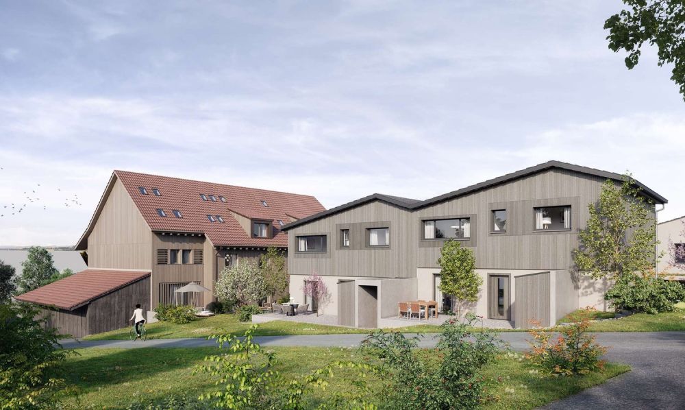 Neubauprojekt "im Gärtli" Wilchingen - Ihr modernes Doppeleinfamilienhaus - Aussenansicht