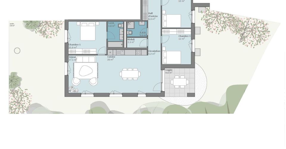 PLUS QUE 5 LOTS DISPONIBLES - Prilly Buissonnière - 4,5 PIECES REZ-DE-JARDIN - Appartement 4.5 pièces - image - 12