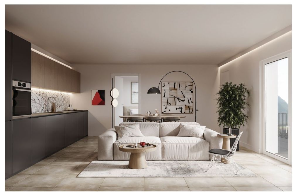 Neues Wohnkomplex Sassa in Gnosca - 4,5-Zimmer-Wohnung + Einzimmerwohnung zum Verkauf - Image 1