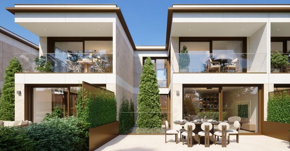 Villas neuves THPE avec jardin et prestations haut de gamme ? Pregny-Chambésy - Maison jumelée 6 pièces - image - 1