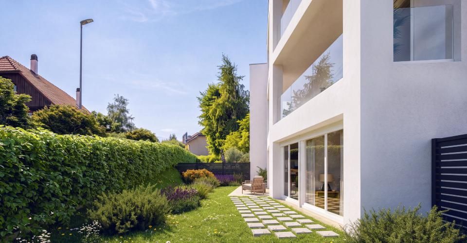 INITIUM - Vous rêvez d'un appartement avec un jardin ? [Appartement A0] - Appartement 3.5 pièces - image - 1