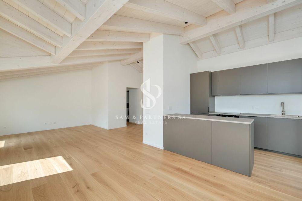 Moderno Attico 3.5 locali con vista lago copia -  Bild 1