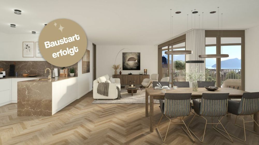 Modernes Wohnen in Vitznau - hochwertig, elegant, komfortabel -  Bild 1