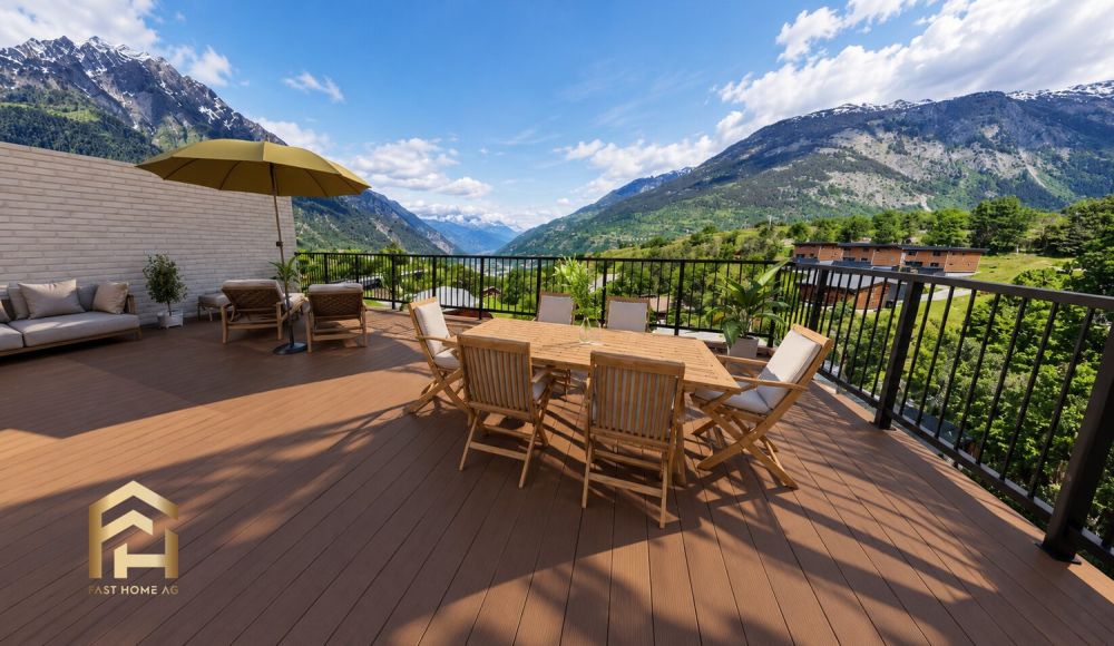 Erstbezug Attika Nord 3.5 Zimmerwohnung - Terrasse