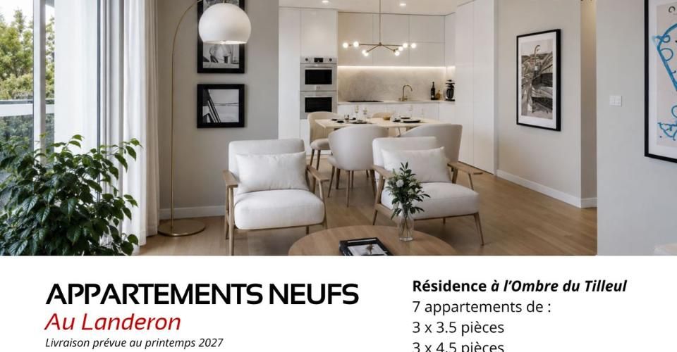 Appartement neuf au Landeron (Livraison printemps 2027) - Appartement 4.5 pièces - image - 1