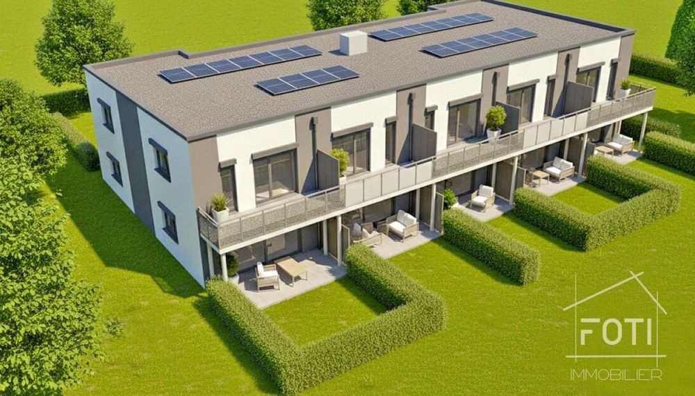 Maison mitoyenne de 4,5 pièces avec une belle vue. - Terrasse