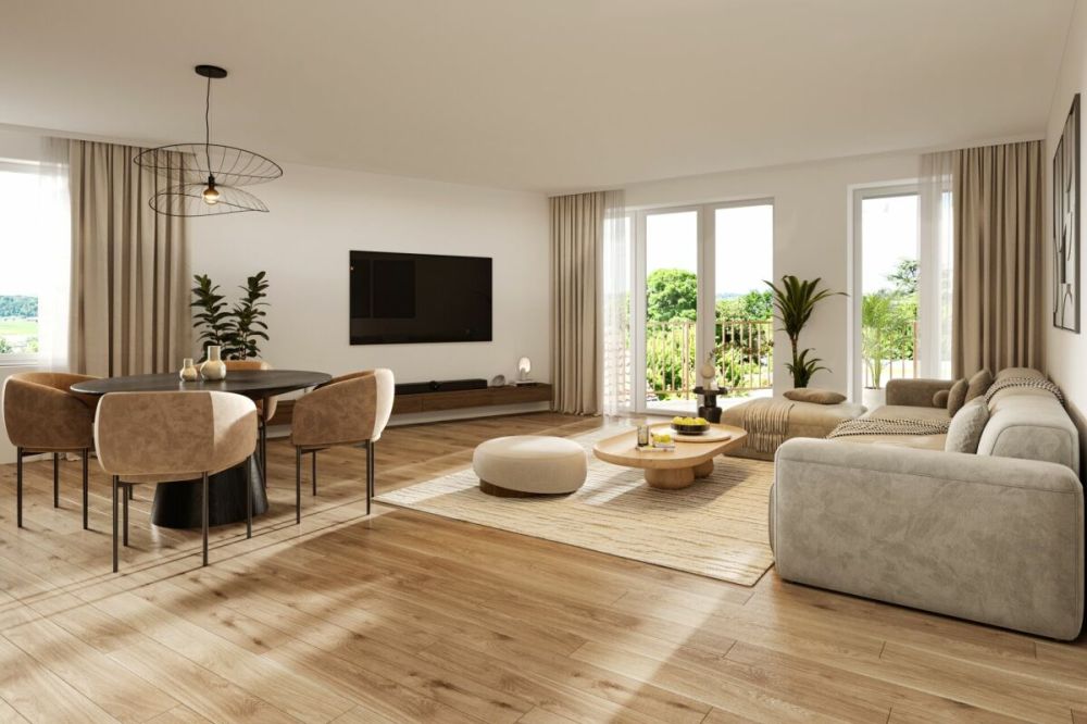 Stilvolle 3.5-Zimmer-Wohnung mit 20m² Balkon in ruhiger Lage -  Bild 4