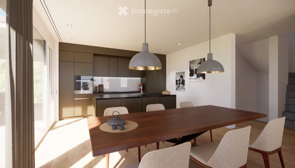 Grosszügige  Einfamilienhäuser mit Liftanlage am Südhang im steuergünstigen Auenstein - Bild 11