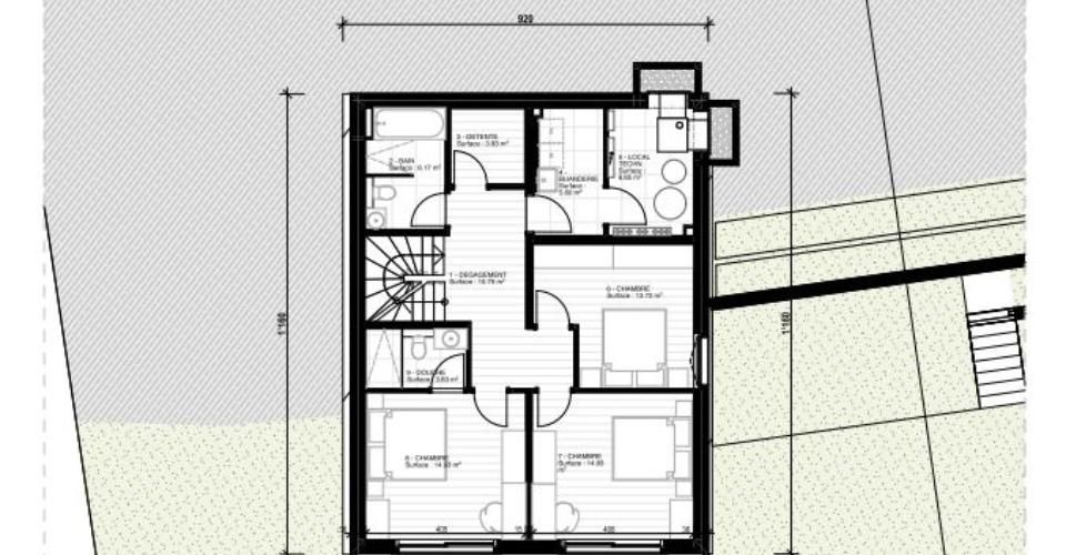 Proche Verbier LE LEVRON Chalet 3 étages 6.5 pièces - Chalet 6.5 pièces - image - 8