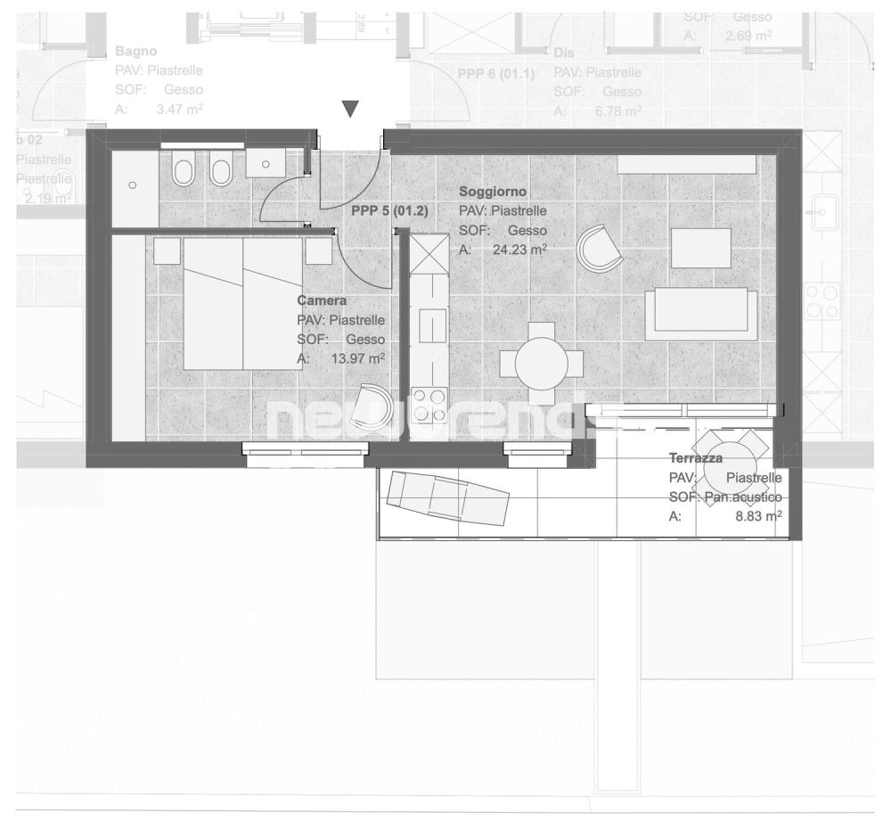 Tesserete: nuovi 2,5 locali in contesto esclusivo di 8 unità - Bild 13