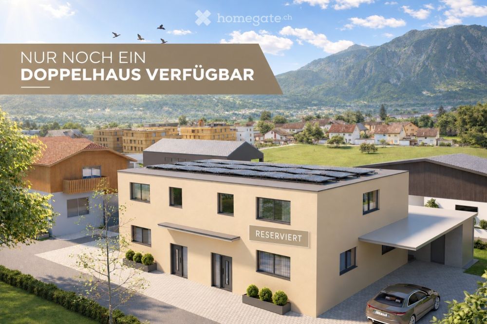 **Exklusives 5.5-Zi.-DEFH an schöner Lage – letzte Haushälfte verfügbar** -  Bild 1