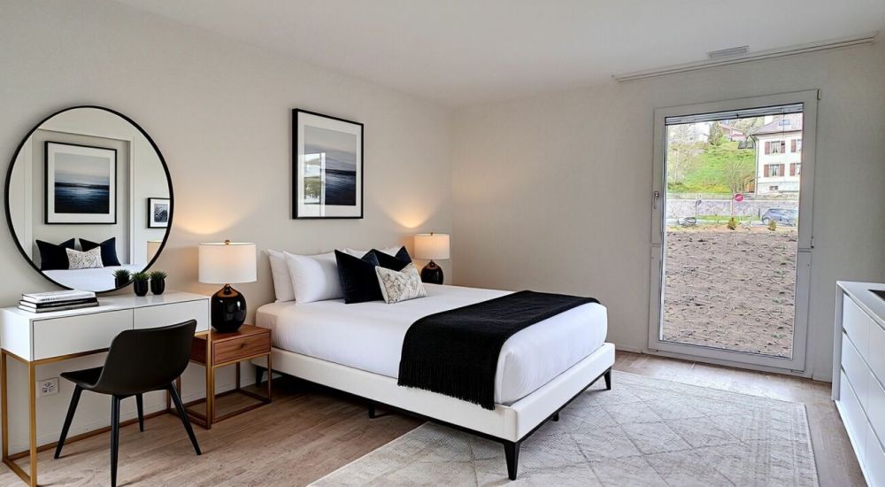 Au calme sans vis-à-vis - Chambre