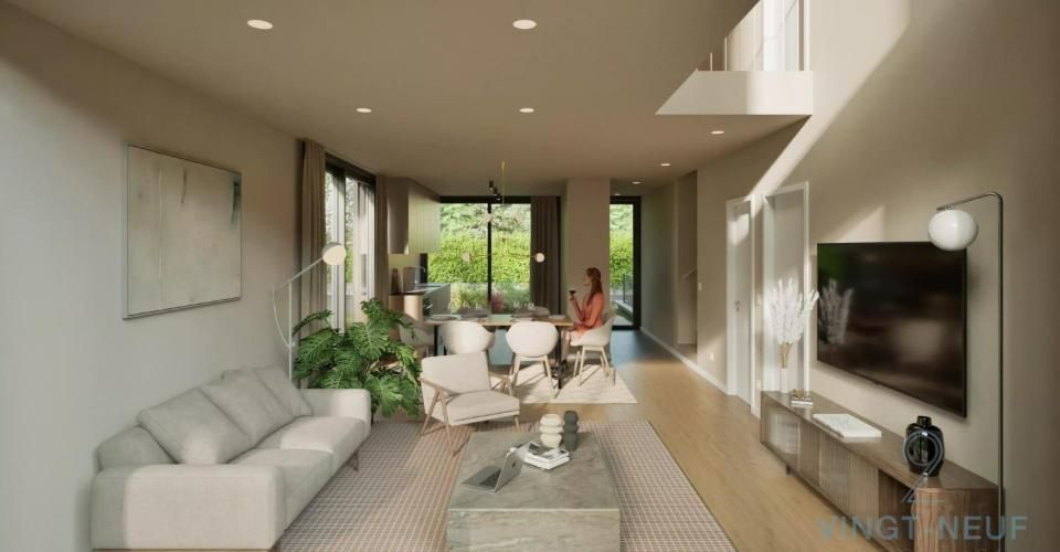 Townhouse contemporaine à Vessy - Maison 6 pièces - image - 1