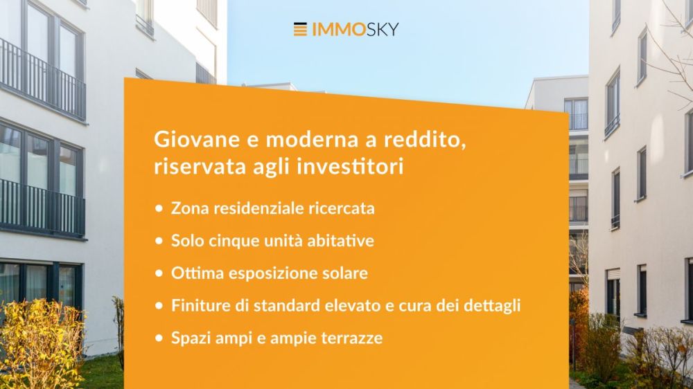 Nuova palazzina a reddito moderna dotata di ogni confort - Giovane e moderna a reddito