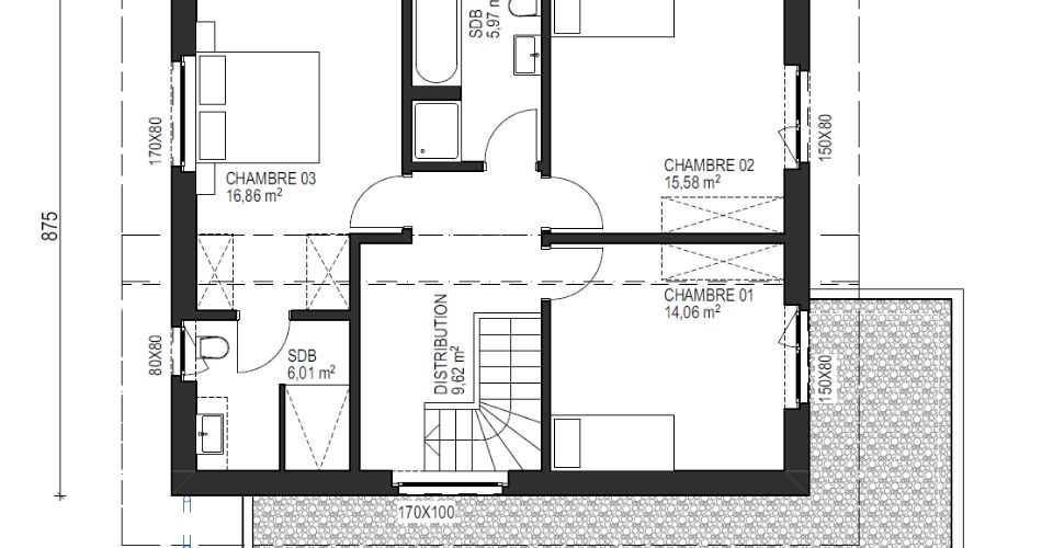 Magnifique villa d'architecte sur plans - Villa 4.5 pièces - image - 12