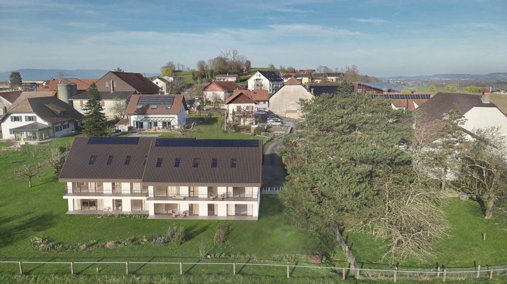 Estavayer / Frasses Letztes Apartment mit 3,5 Zimmern Erdgeschoss - Garten 83 m2 -  Bild 1
