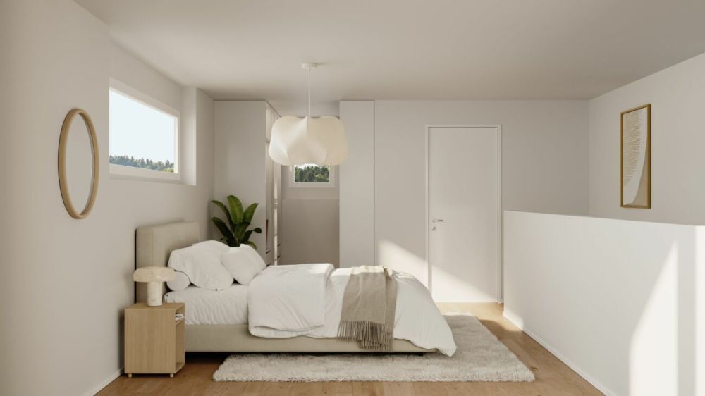 Zwei 5.5-Zi-Doppeleinfamilienhäuser - Attikageschoss