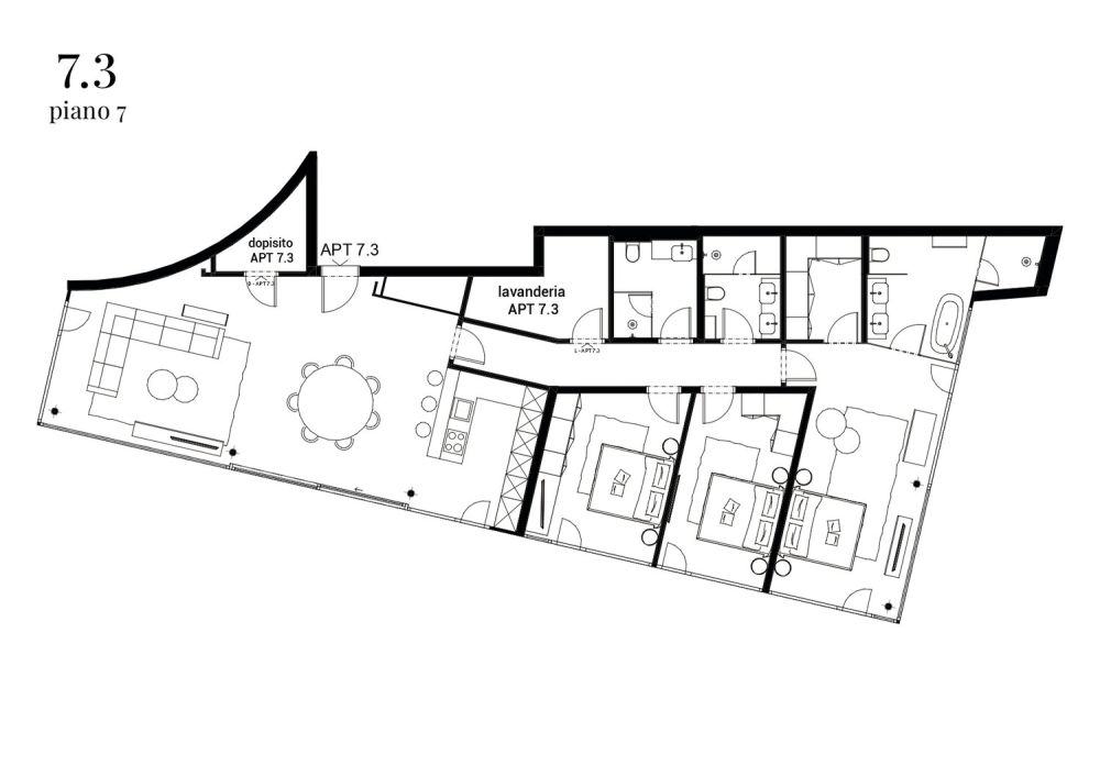 Nuovo Progetto residenziale Mirador in Via Tesserete - Bild 11