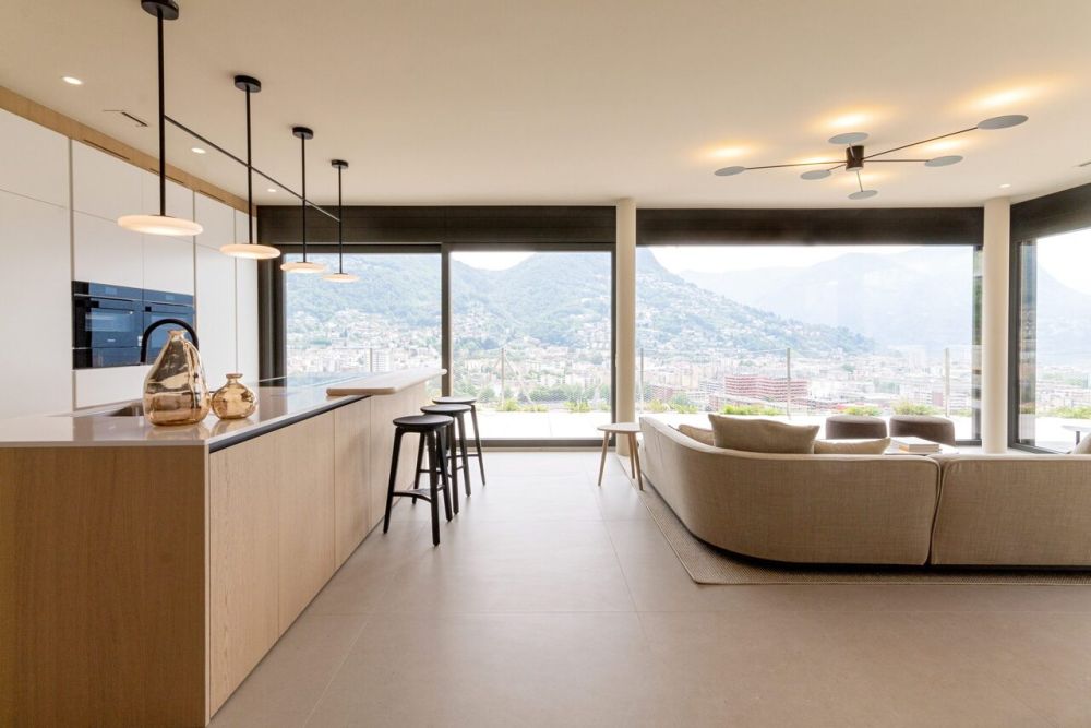 Attico in vendita a Lugano 4,5 locali con terrazza, giardino e vista - Bild 1