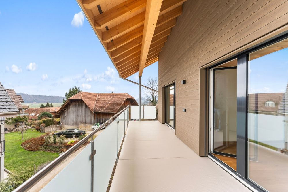 Moderne 4.5-Zimmer-Neubau-Wohnung mit Balkon in Mühlethurnen -  Bild 12