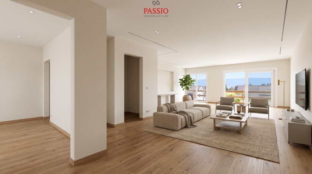 Alt trifft neu: Exklusive 5.5-Zimmer Duplex-Wohnung in Chabrey -  Bild 1