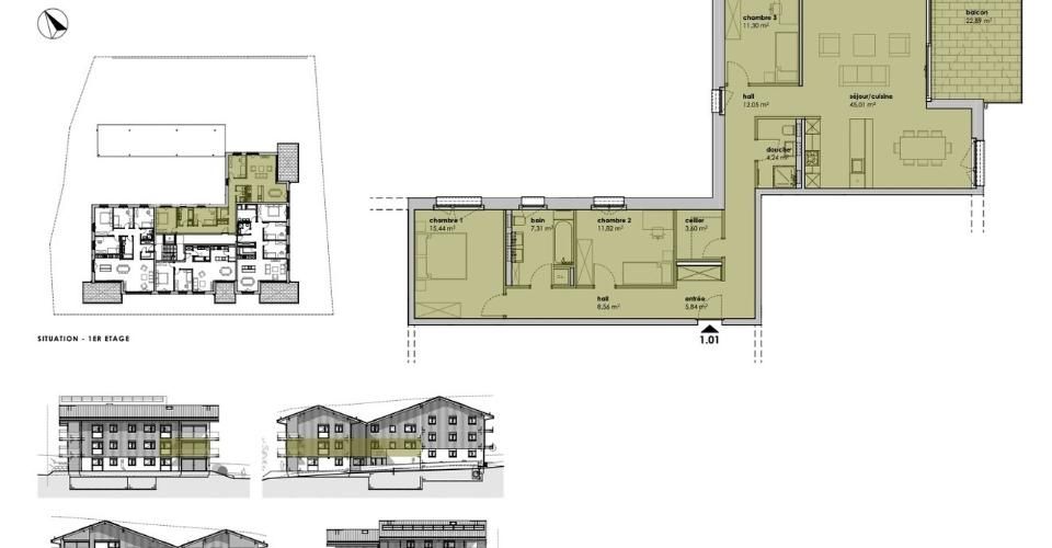 Une situation exceptionnelle aux portes de Lausanne - Appartement 4.5 pièces - image - 5