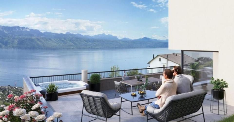 Duplex neuf de 4.5 pièces avec terrasse et vue panoramique sur le Léman - Appartement 4.5 pièces - image - 4