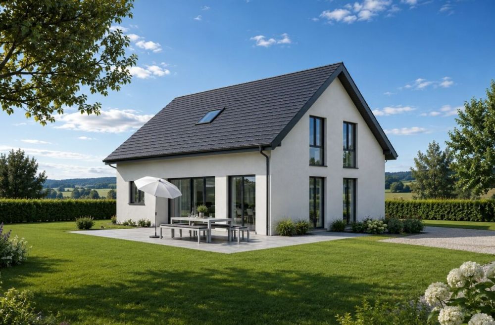 Neubau, 7.5 Zimmer Einfamilienhaus mit viel Umschwung -  Bild 1
