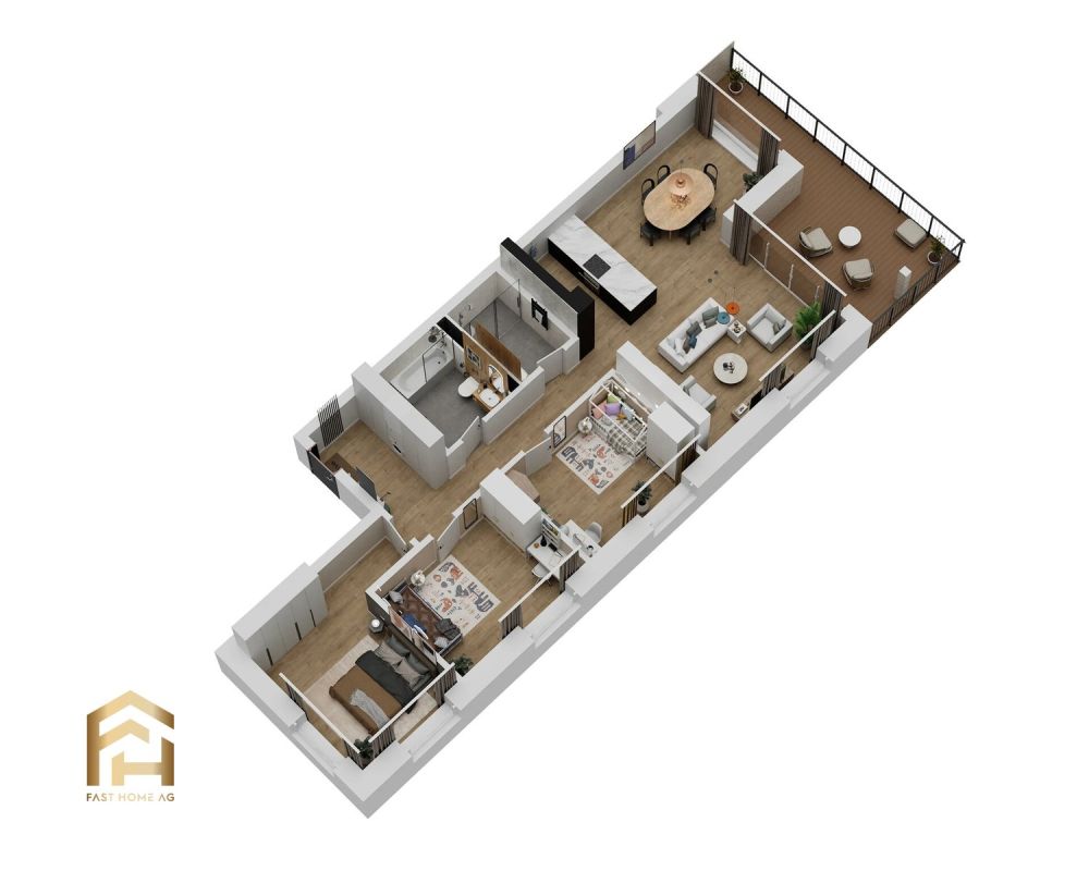 Erstbezug MFH Imbach 4.5 Zimmerwohnung - 5-Ansicht