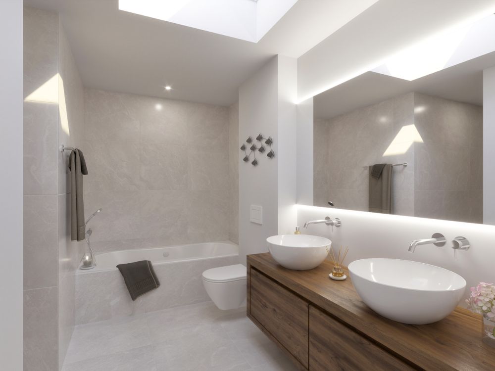 Exquisite Attika-/Maisonettewohnung mit atemberaubender Dachterrasse - en-suite-Badezimmer