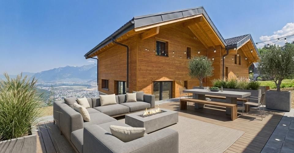 Chalet neuf maison B à Choëx – 4.5 pièces, grande terrasse - Maison 4.5 pièces - image - 1