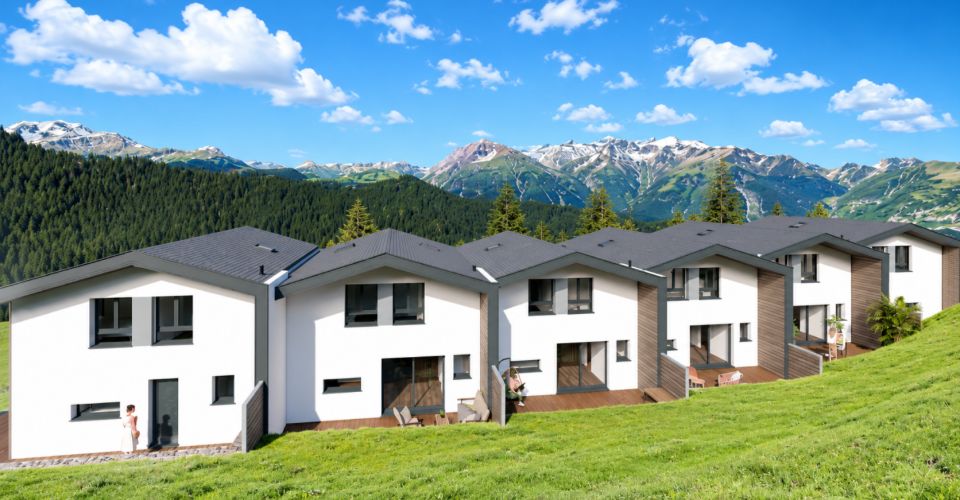 Magnifique villas jumelées à Vex - LOT3 - Maison jumelée 4.5 pièces - image - 1