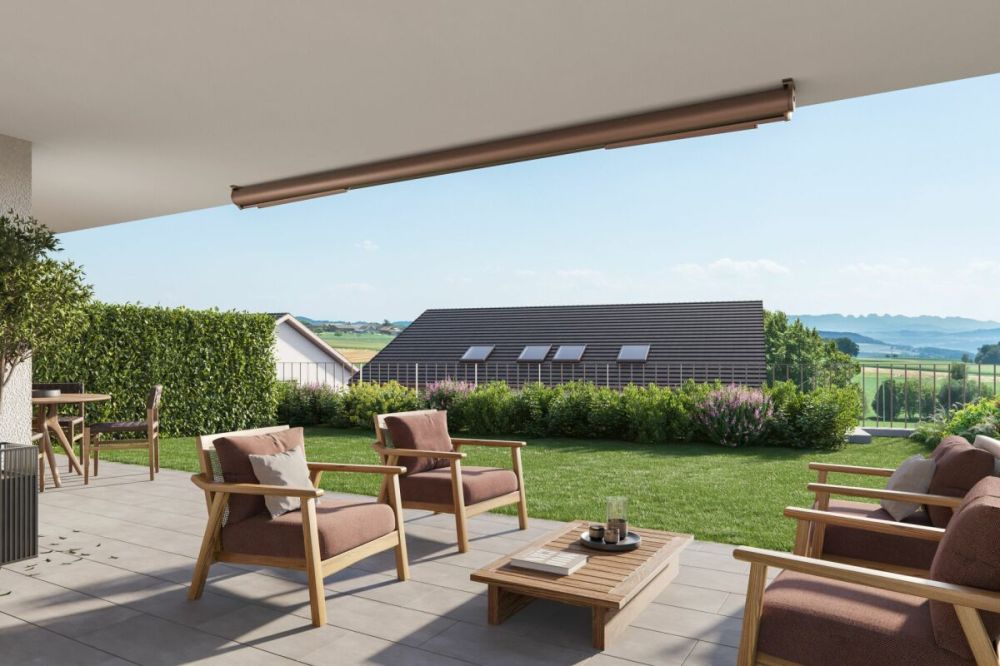 Neubau DORFRESORT - 3.5-Zi. Gartenwohnung mit Poolzugang -  Bild 2